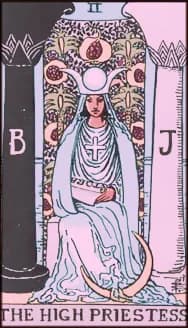 The High Priestess tarot card