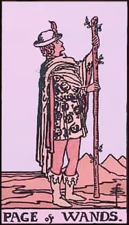Page of Wands tarot card