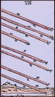 8 of Wands