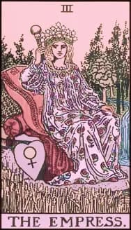The Empress tarot card