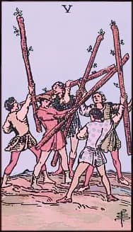 5 of Wands