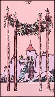 4 of Wands