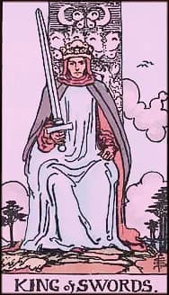 King of Swords tarot card