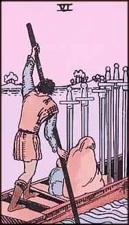 6 of Swords tarot card