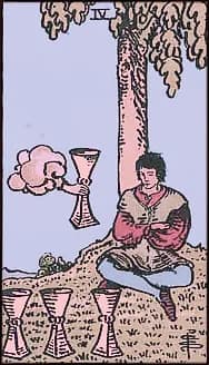4 of Cups