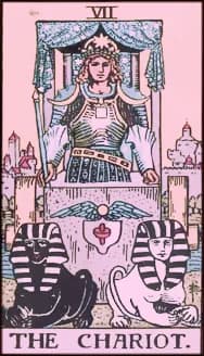 The Chariot tarot card