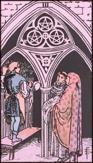 3 of Pentacles tarot card