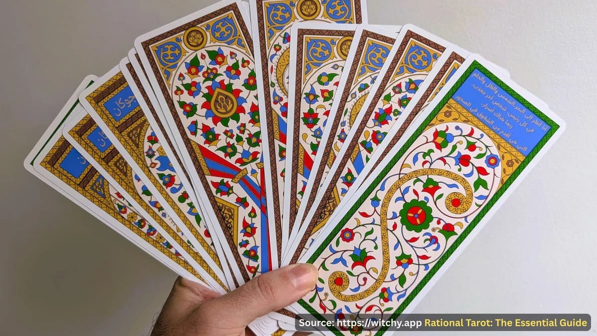 Mamluk playing cards showing early suit designs